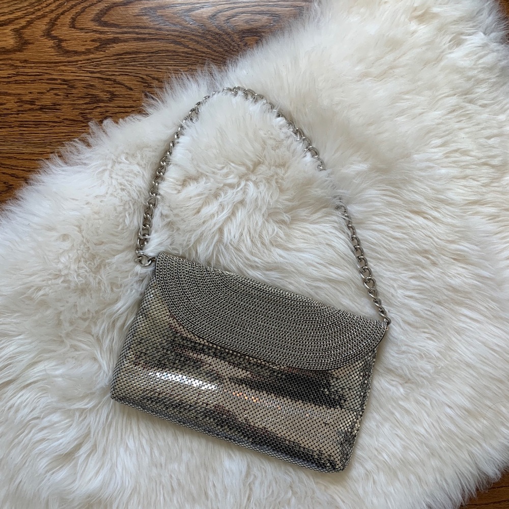 Whiting & Davis silver mesh purse